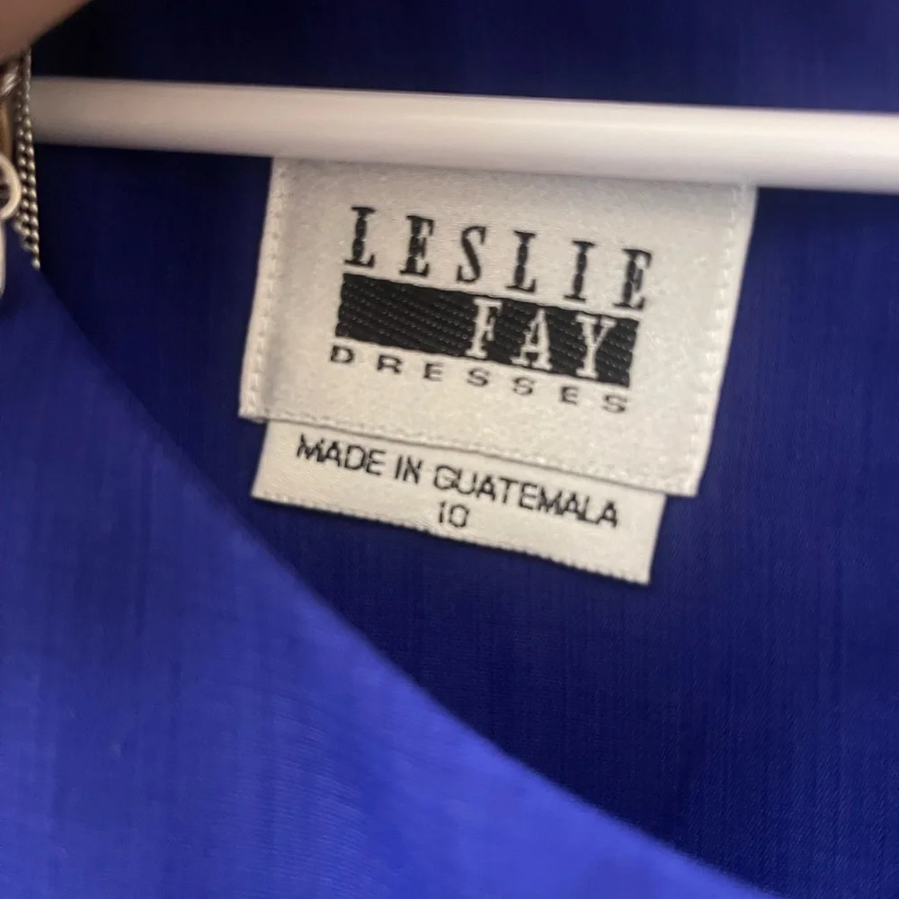 Leslie Fay Royal Blue Maxi Dress - Picture 2 of 3
